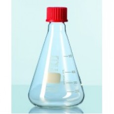 Flask - Conical Flask Duran glass with screw cap