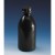 PE bottle Narrow Neck Dark Grey with screw cap