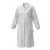 White lab coat with elastic wrists Model for Woman