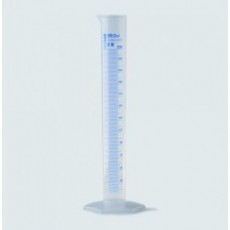Graduated cylinders, PP, class B, blue graduation, high form