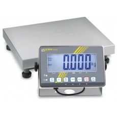 Bilancia industriale in acciaio inox con calibrazione esterna e omologazione Kern serie IXS