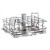 upper rack LB16S with 16 nozzles stainless stee for bottles m for glassware washer Smeg model GW1160