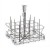 upper rack LB8 with 16 nozzles stainless stee for bottles (max 500 mm H)for glassware washer Smeg model GW1160