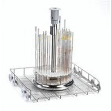 Rack in acciaio Smeg modello LPT100 per 100 pipette (max 450 mm H) compatibile per Lavavetreria Smeg modello GW1160