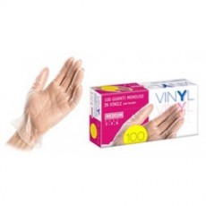Disposable Vinyl Gloves with powder