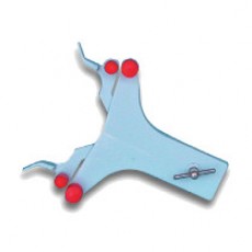 Pinza a ragno in lega pesante per N.2 burette Falc modello 180.3070.12