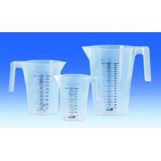 Graduated pitcher stackable PP Blue Graduations