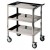Stainless steel cart with 3 shelves LLG model 9148104