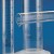 Measuring cylinder high form PMP graduated blue