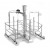 LBT5 steel rack with 5 nozzles for 5 liter bottles max compatible for glassware washer Smeg model GW1160