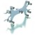 Pinza a ragno per burette in lega pesante Falc modello 180.3070.11