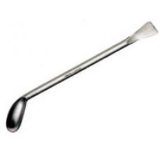 Stainless steel spatula-shaped end bent spoon Falc model 268.7600.68