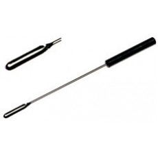 Spatola in acciaio inox concava con manico in plastica Falc modello 268.7800.66