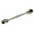 Stainless steel spatula with double spoon Falc model 268.7600.09