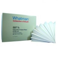 Carta da filtro pieghettata qualitativa Whatman Tipo 597 1/2