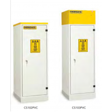 Armadio di Sicurezza per prodotti chimici Chemisafe serie PVC con o senza aspiratore e filtro inclusi