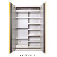 Armadio di sicurezza combinato acidi+basi+prodotti infiammabili+ sostanze tossiche Chemisafe serie Combistorage 120 Fire Type 90