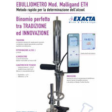Ebulliometro modello Malligand ETH
