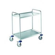 Stainless steel cart with 2 shelves LLG model 9148101