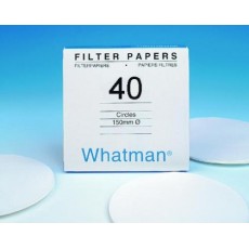 Carta da filtro piana quantitativa Whatman tipo 40