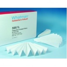 Carta da filtro pieghettata qualitativa Whatman Tipo 595 1/2